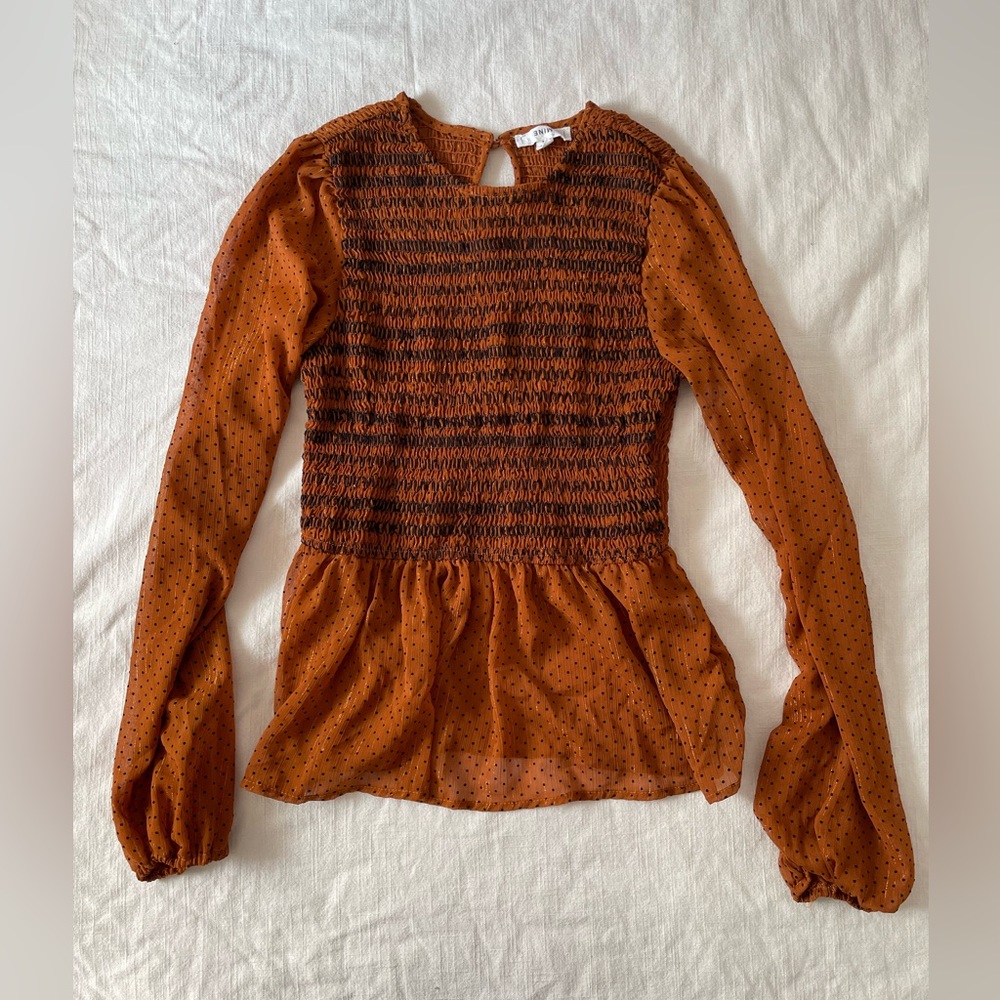 MINE brand Sheer Blouse